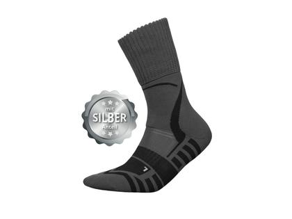 Trekking Silver Wandersocken dunkelgrau